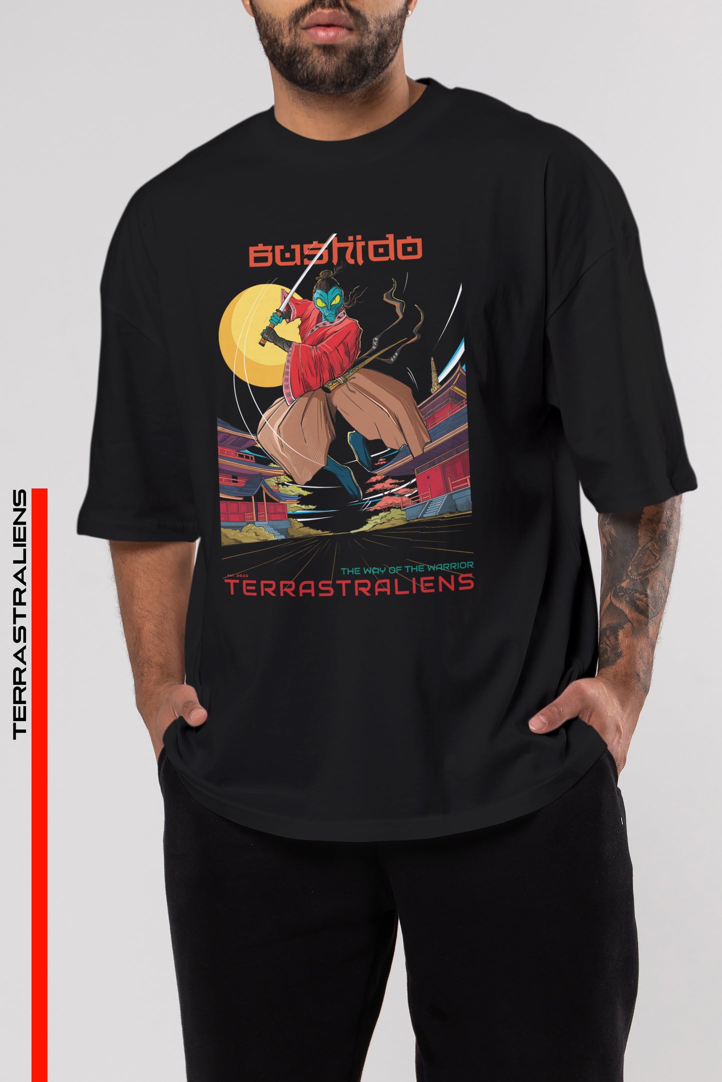 Samurai-Part 1-Premium Oversized T-shirt