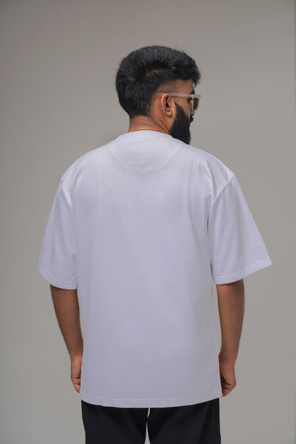 WHITE- Premium Oversized T-shirt