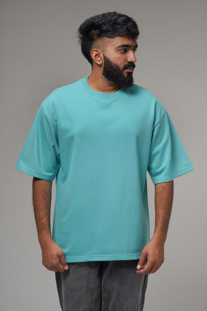 DUSTY TURQUOISE-Premium Oversized T-shirt