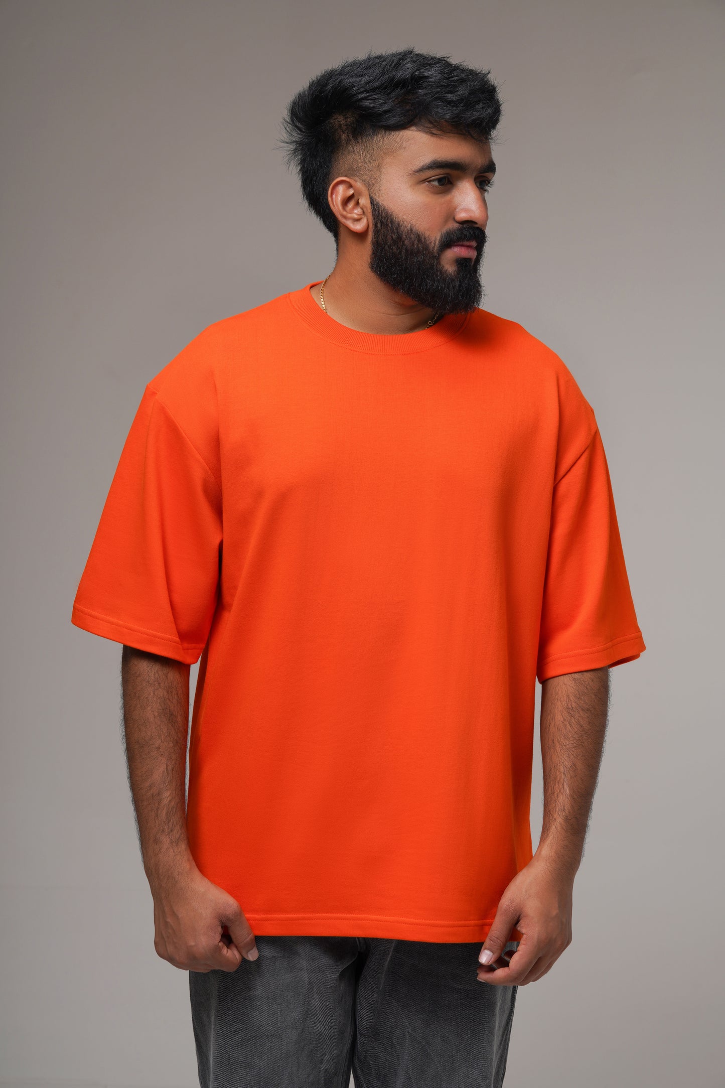 ORANGE-Premium Oversized T-shirt