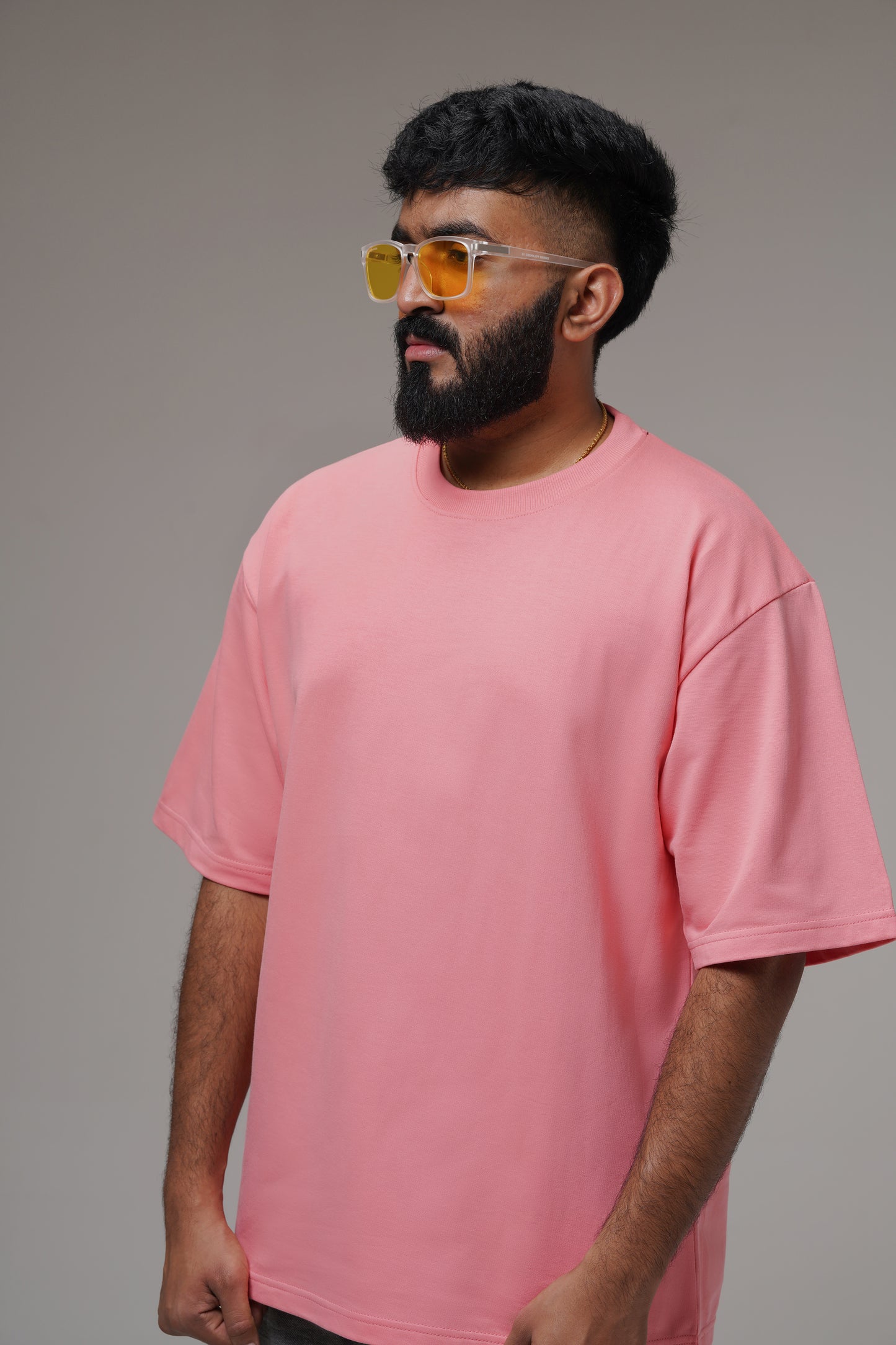 PASTEL PINK- Premium Oversized T-shirt