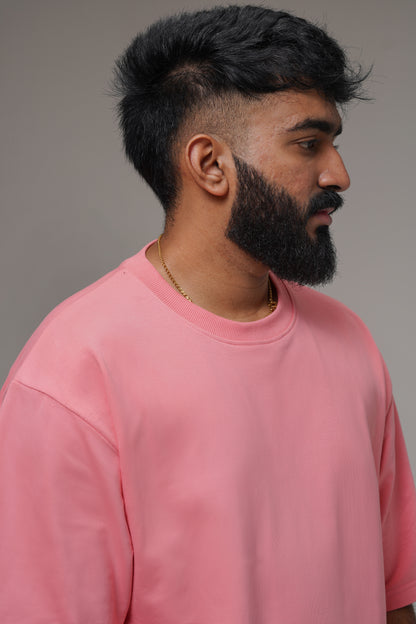 PASTEL PINK- Premium Oversized T-shirt